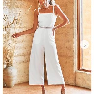 White jumpsuit